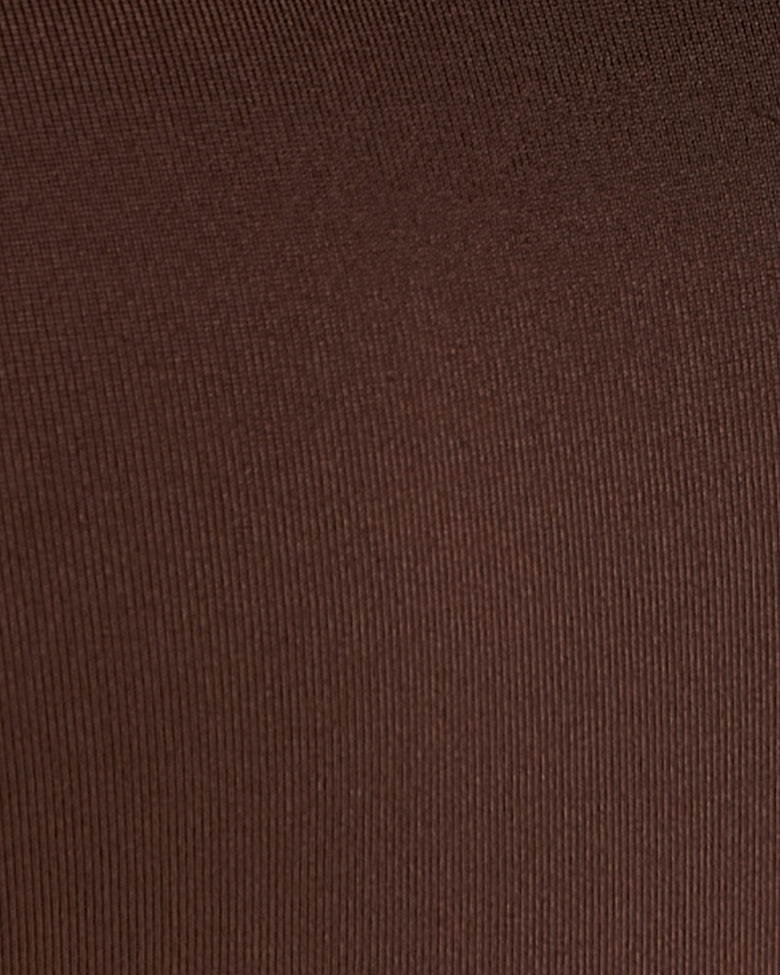 Open Back Bodysuits | Brown