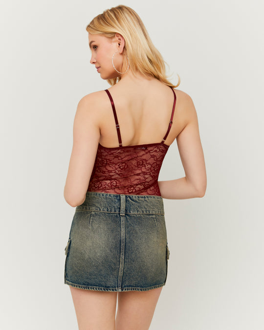 Lace Bodysuit | Bordeau
