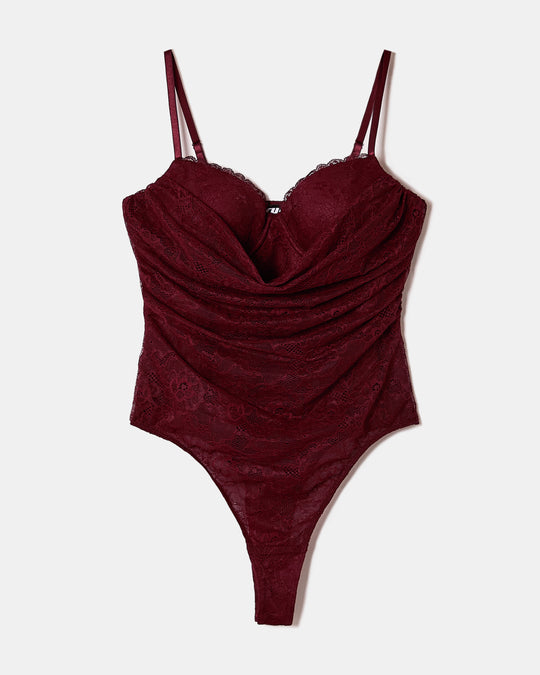 Lace Bodysuit | Bordeau