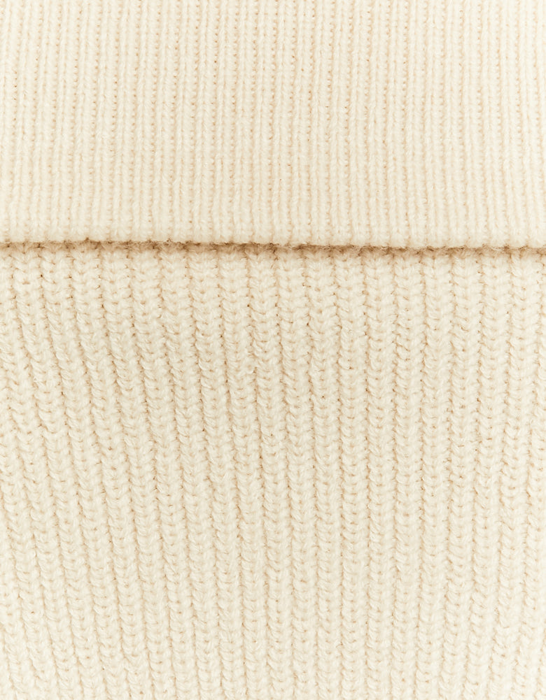 Zip Up Cardigan | Off White