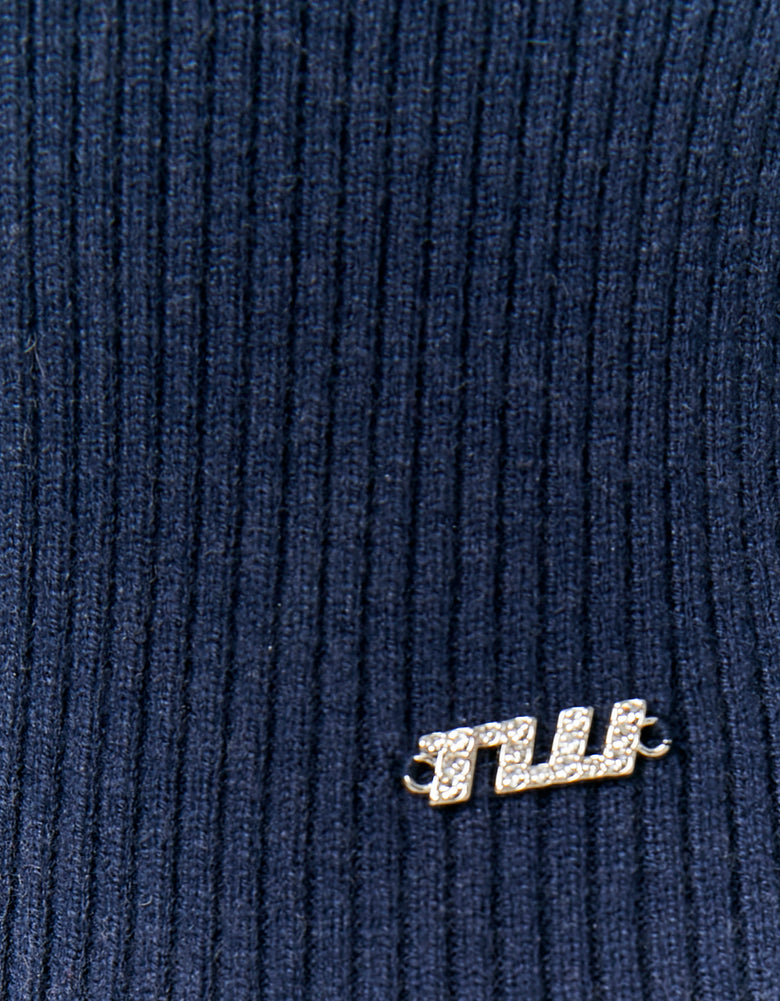 Knitted Cardigan | Navy