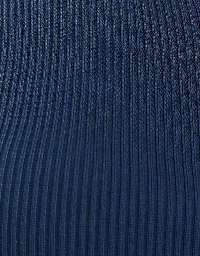 Crop Cardigan | Navy
