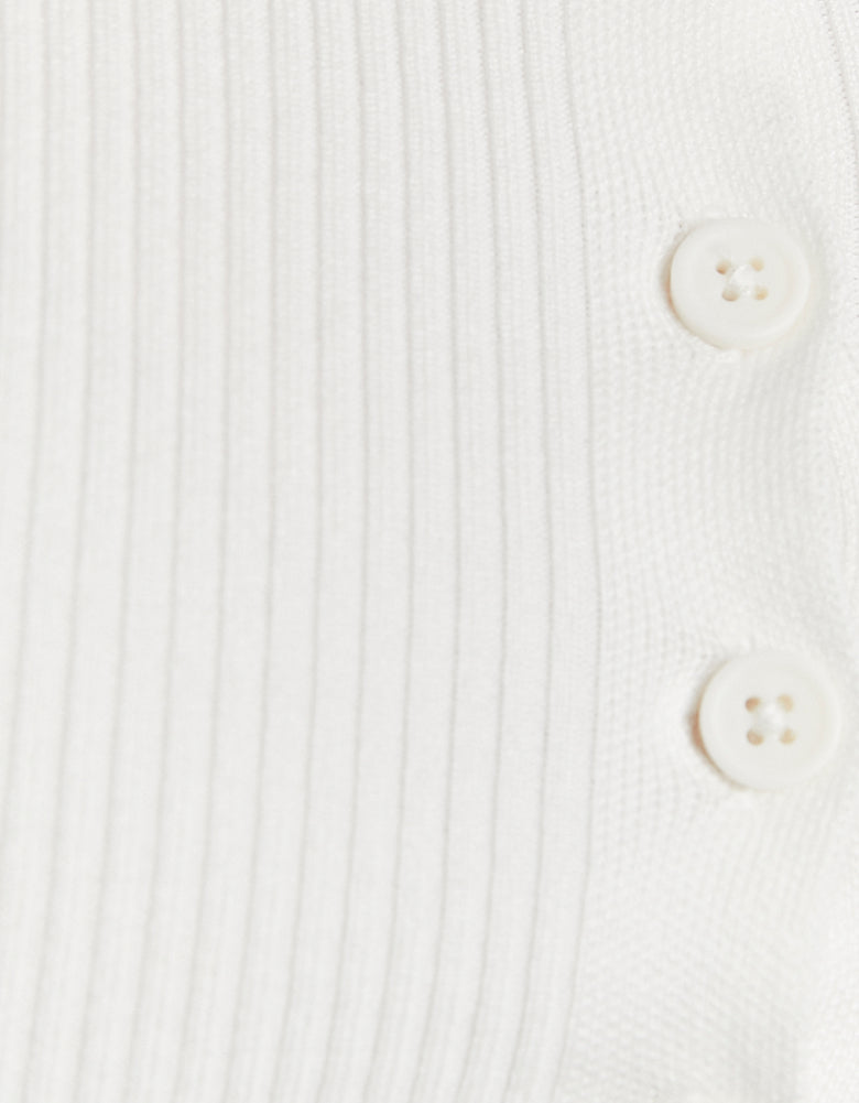 Crop Cardigan | Off White