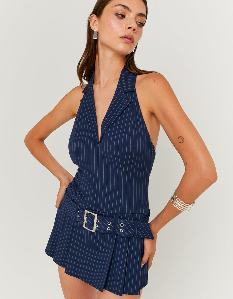 Slim Fit Pants | Navy Blue