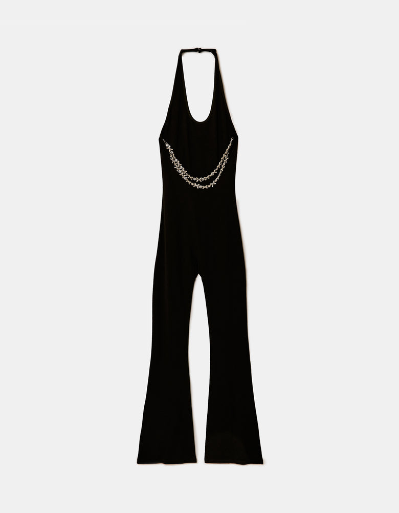 Backless Jumpsuit | Black
