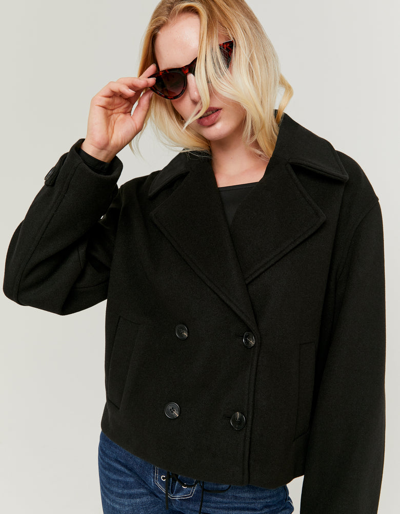 Buttoned Jacket | Black