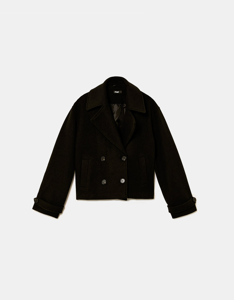 Buttoned Jacket | Black