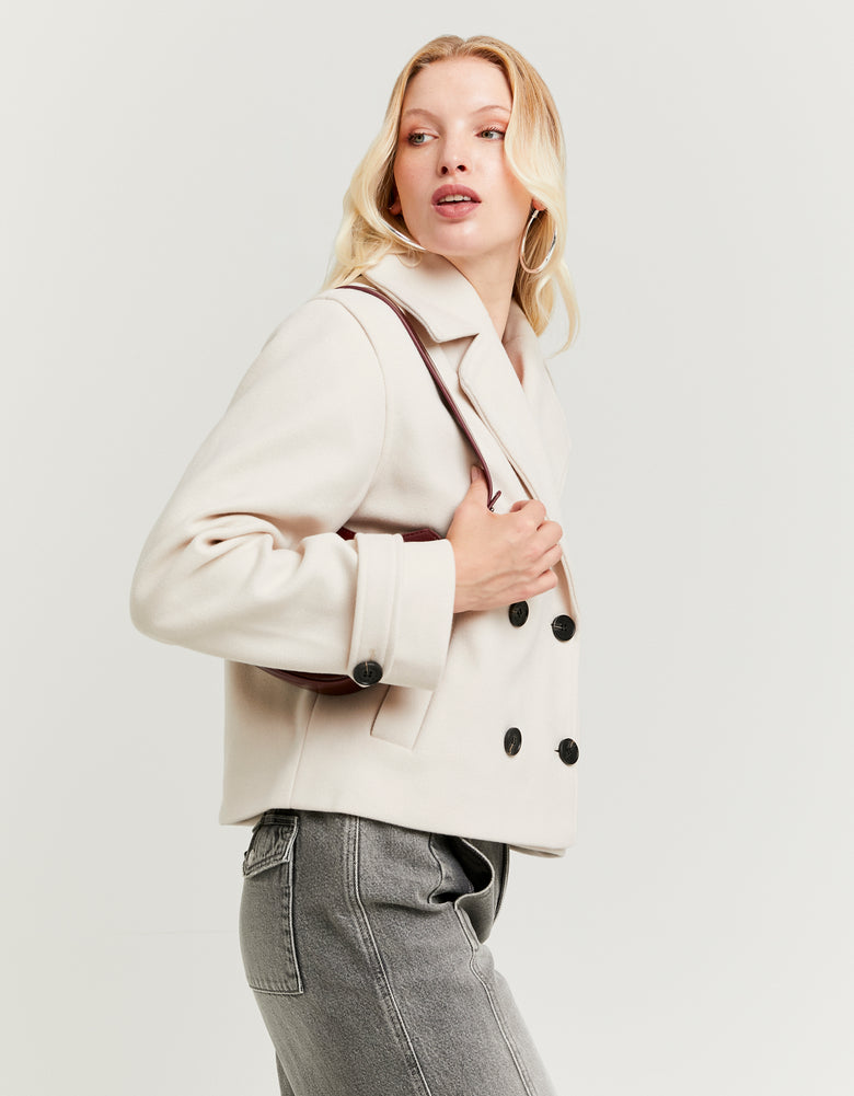 Buttoned Jacket | Cream