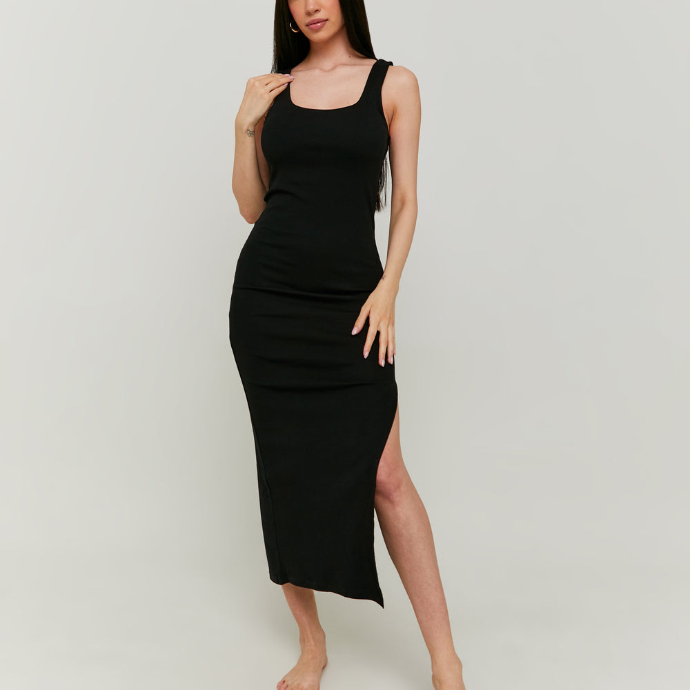 Basic Midi Dress | Black