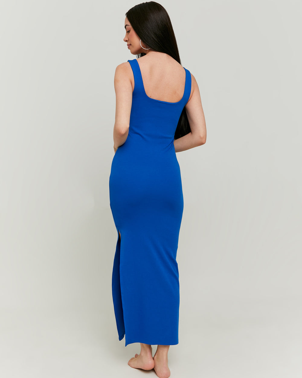 Basic Midi Dress | Blue
