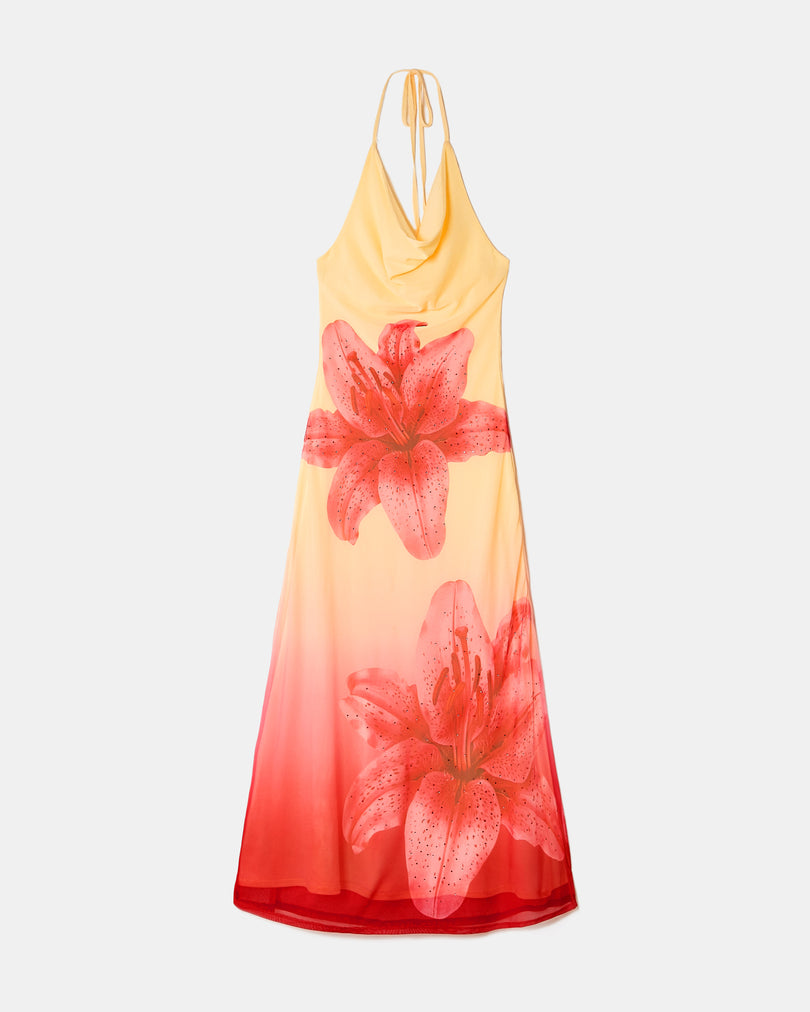 Floral Long Dress | Floral Print