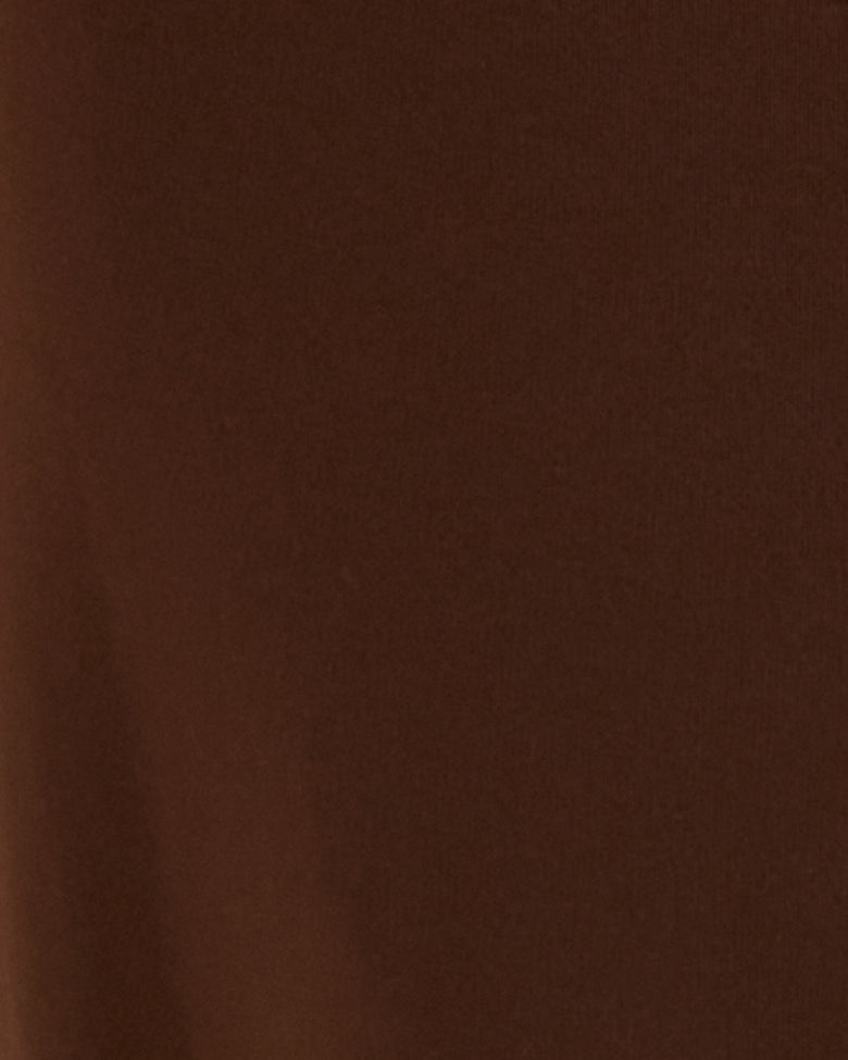 Brown Draped Dress | Brown