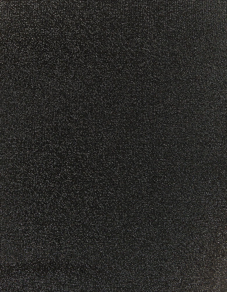 Lurex Mini Dress | Black