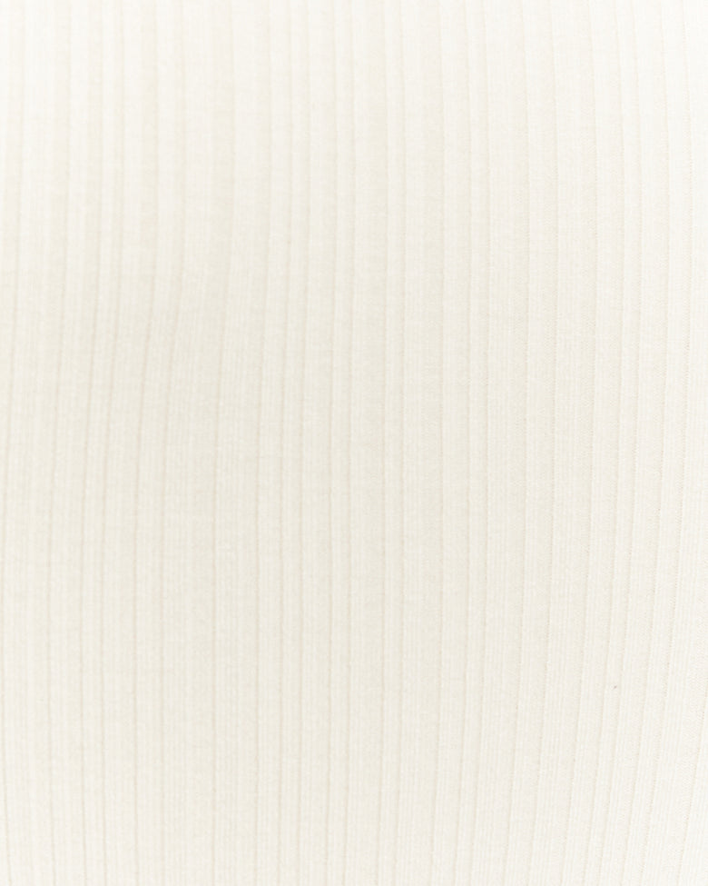 Fitted Midi Dress | Cream