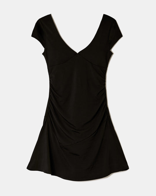 Backless Short Dress | Black
