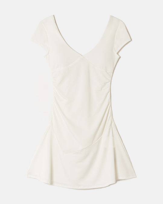 Backless Short Dress | Off White