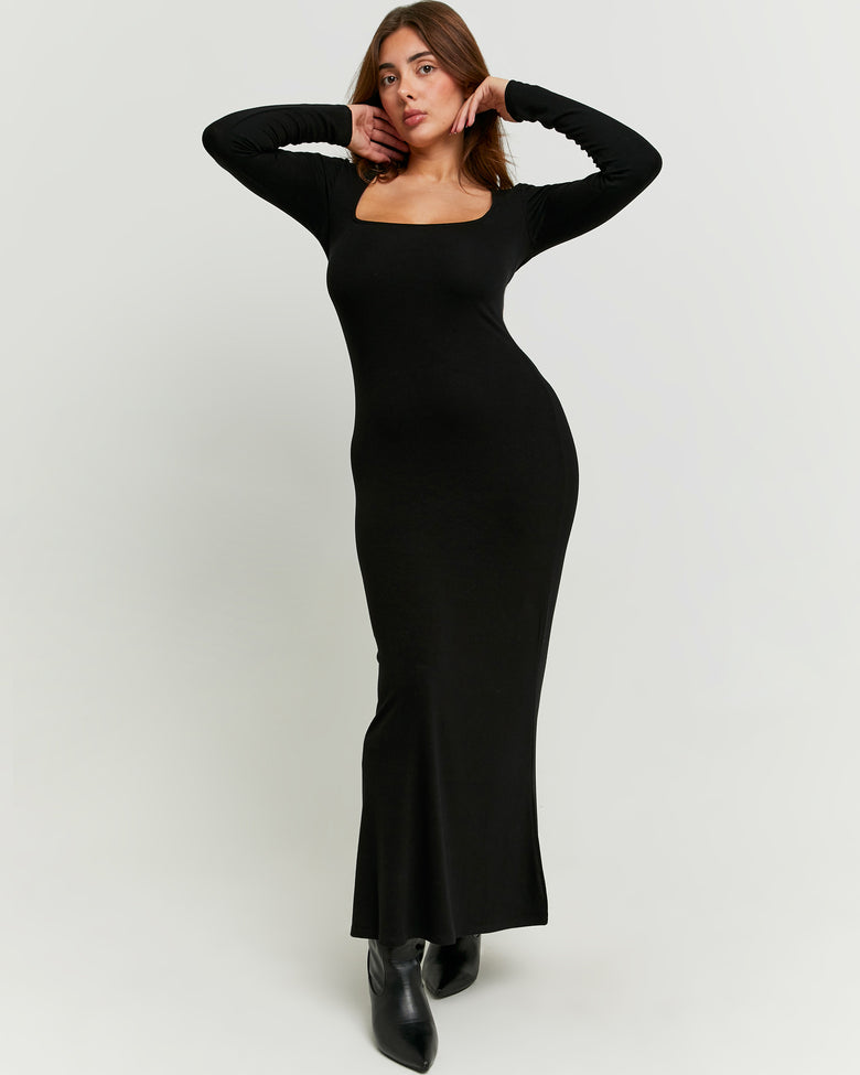 Basic Maxi Dress | Black