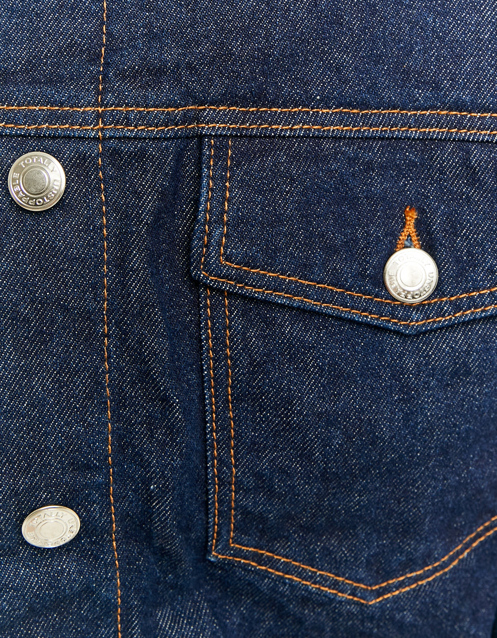 Denim Jacket with Faux Fur Collar | Dark Wash