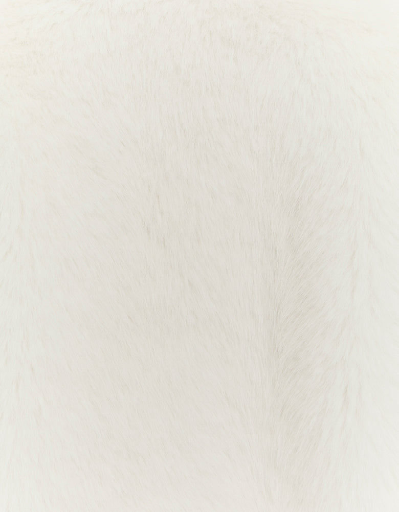 Faux Fur Jacket | Off White