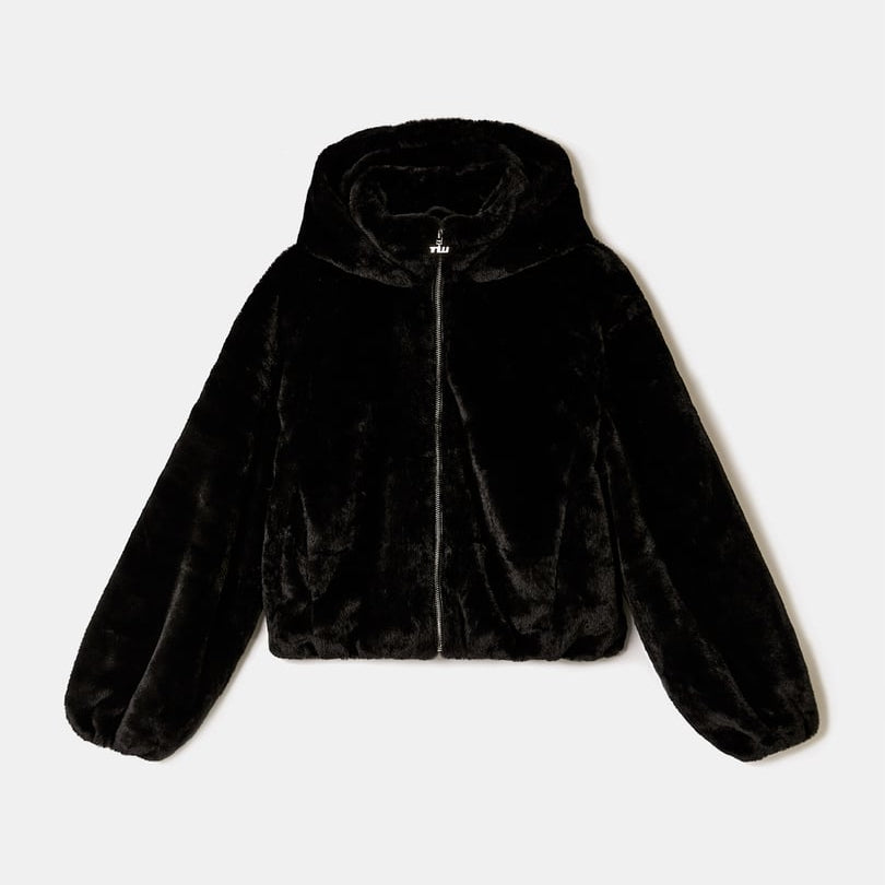 Faux Fur Jacket | Black