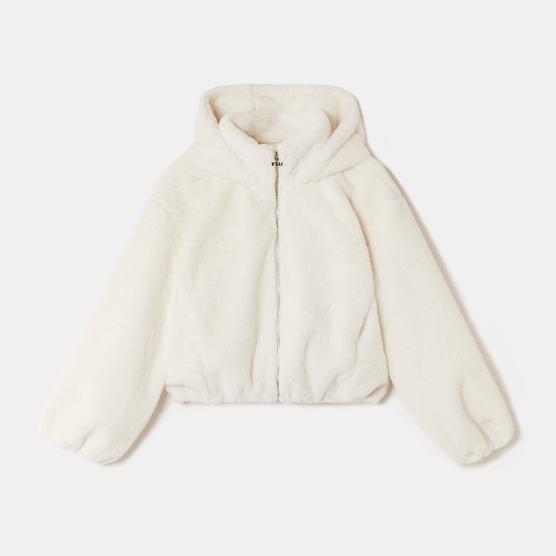 Faux Fur Jacket | Off White