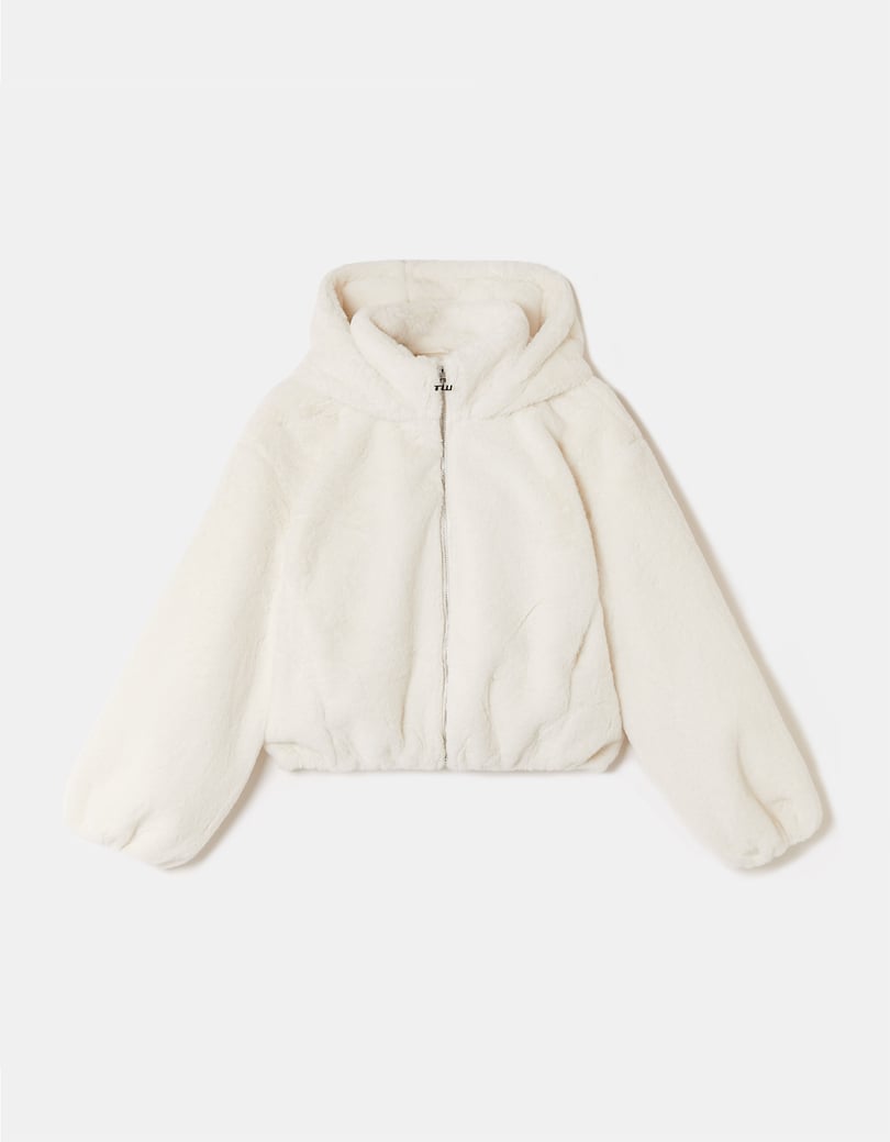 Faux Fur Jacket | Off White