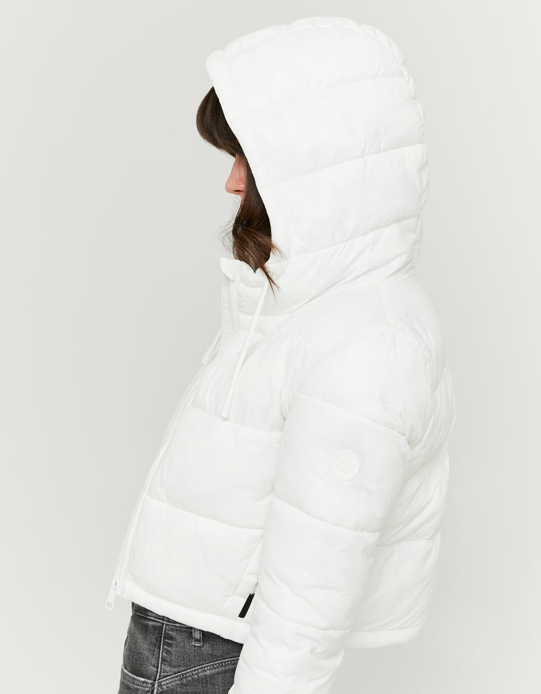 Cropped Padded Jacket | Off White