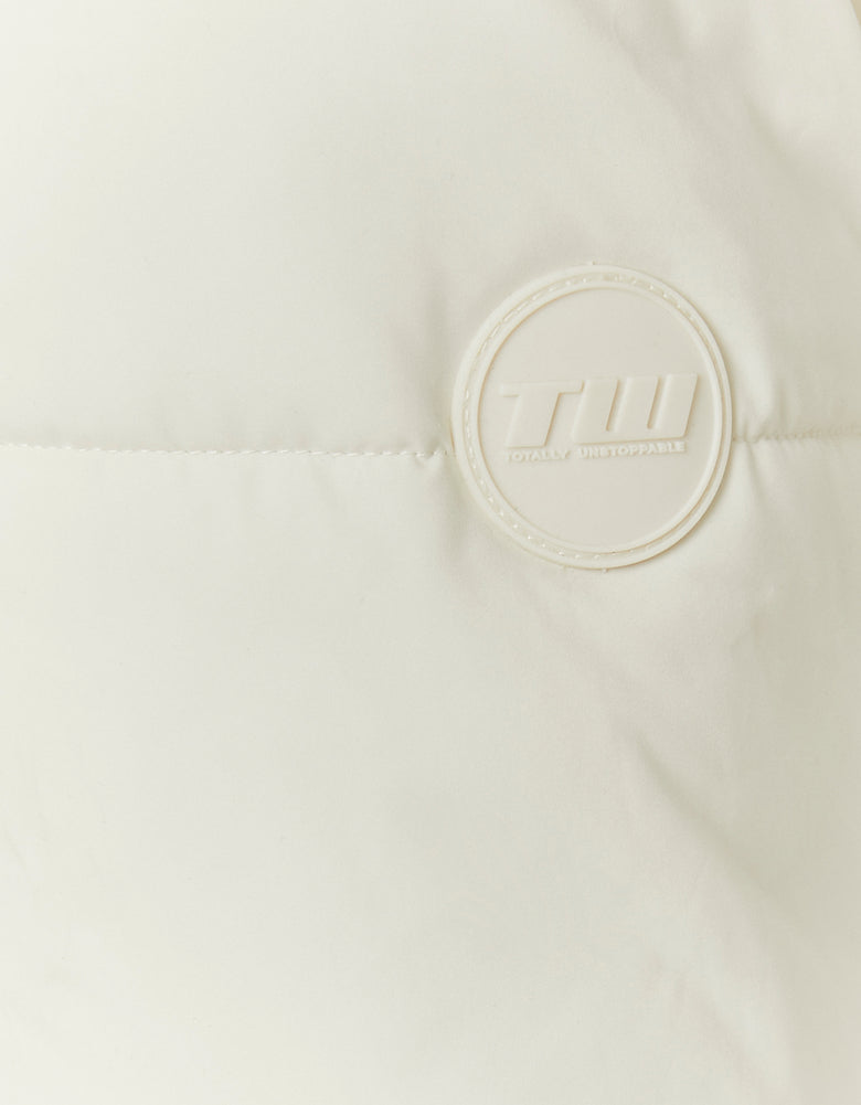 Puffed Jacket with Fur | Off White