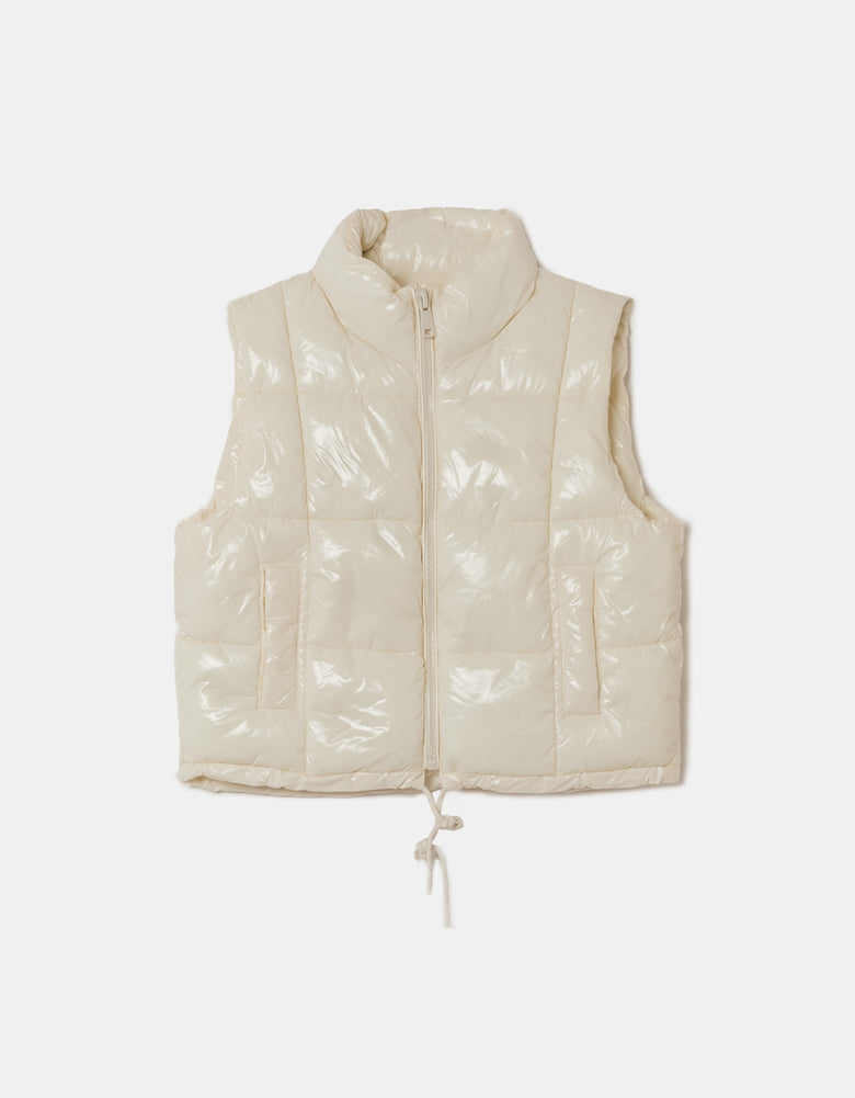 Light Padded Vest | Off White
