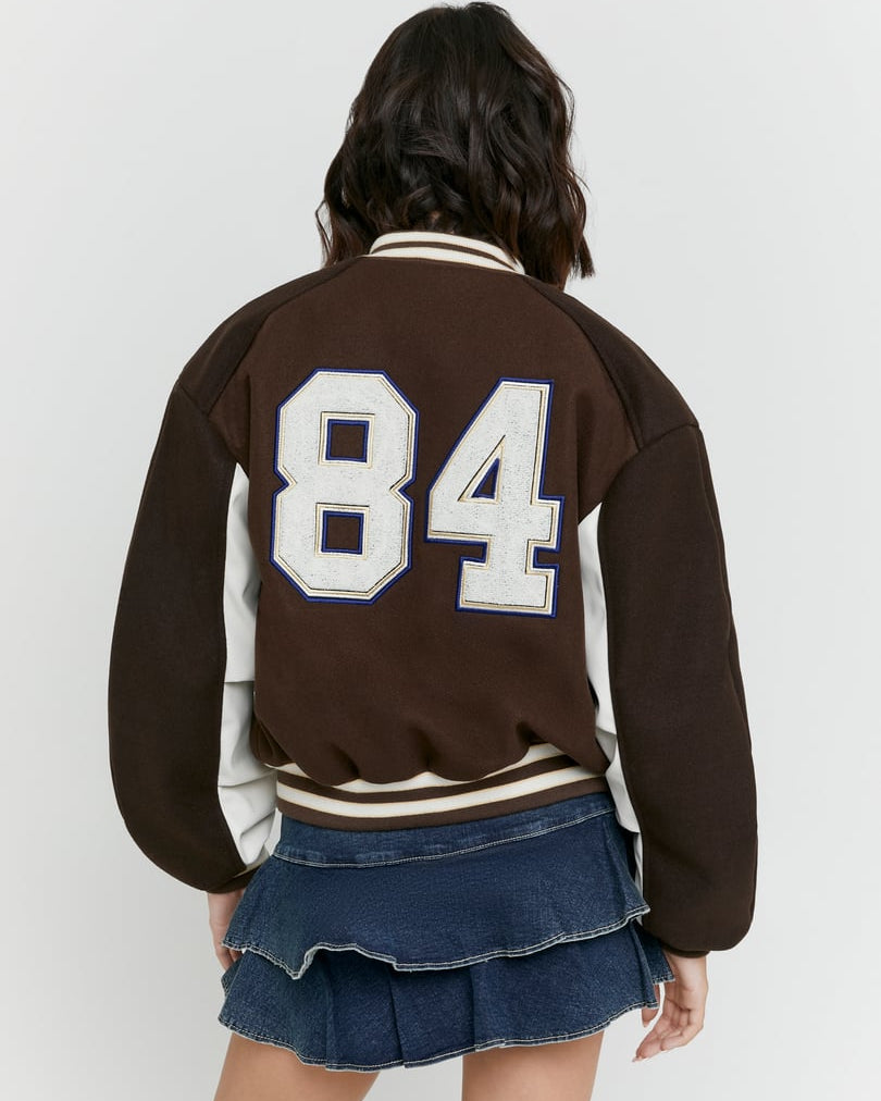 Varsity Jacket | Brown