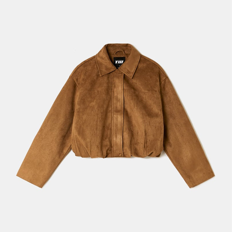 Suede Jacket | Brown