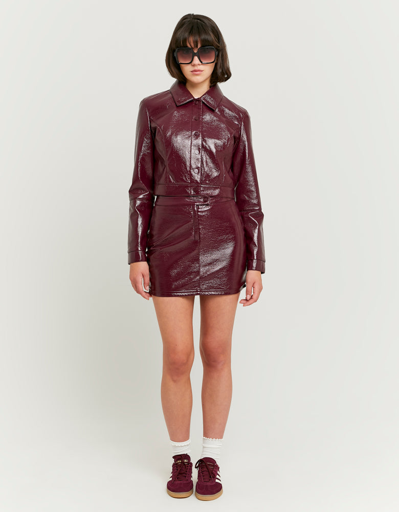 Vinyl Jacket | Bordeau