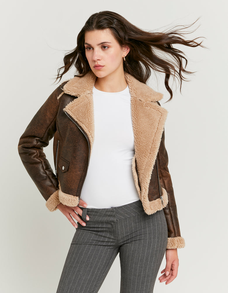 Aviator Jacket | Brown
