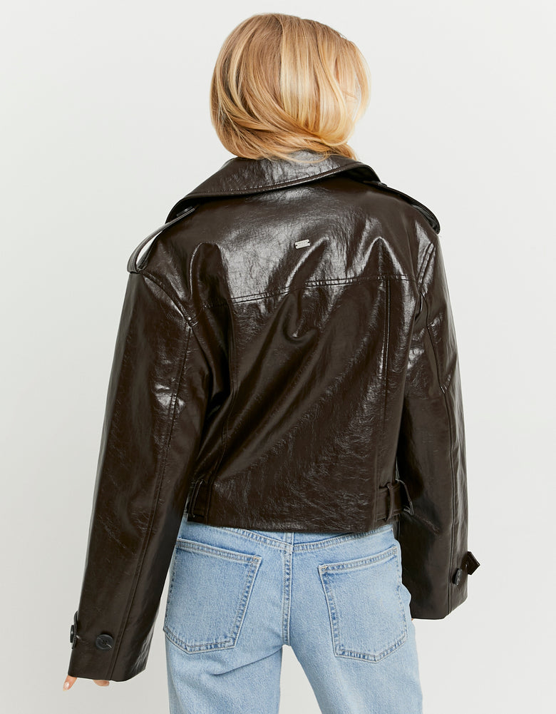 Biker Jacket | Brown