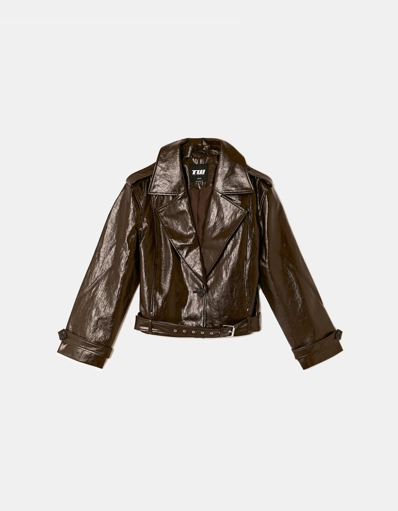 Biker Jacket | Brown