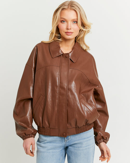 Oversized Jacket | Brown