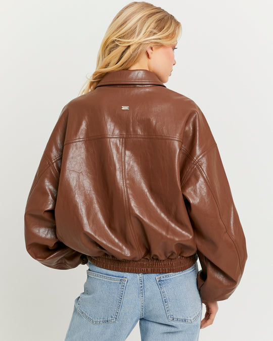 Oversized Jacket | Brown
