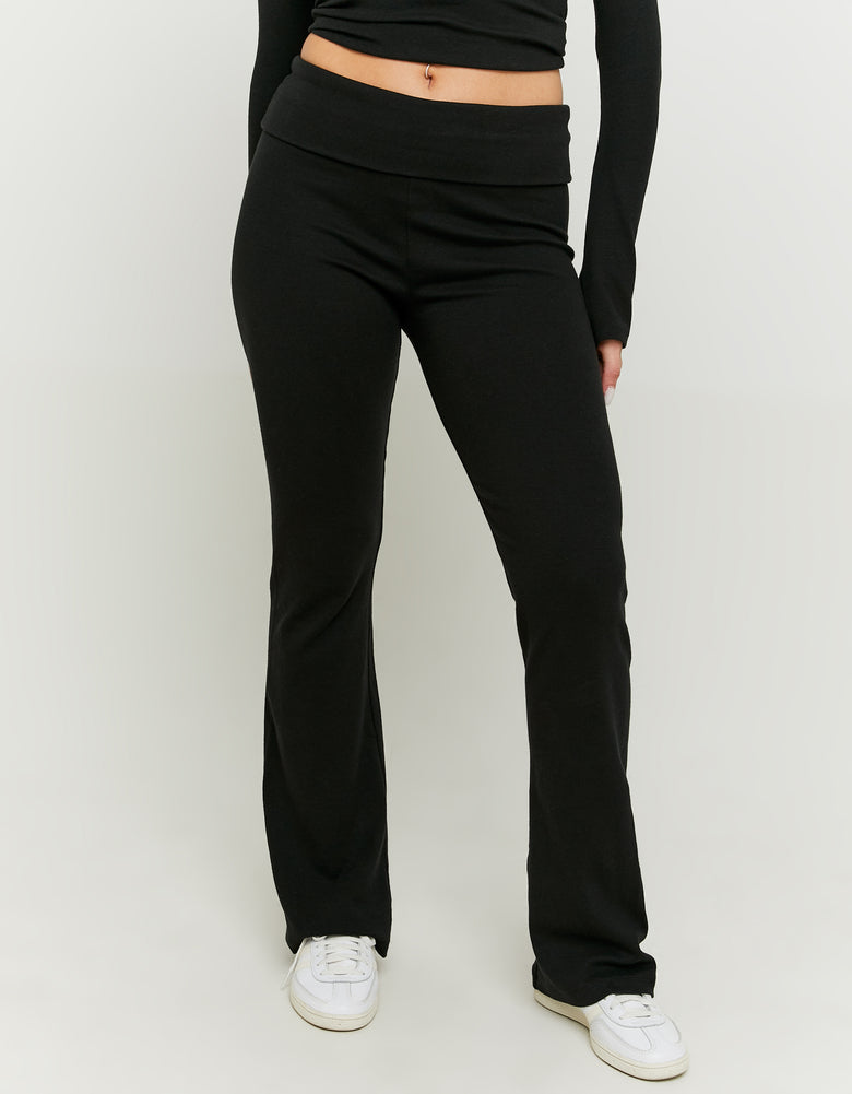 Leggings with Fold | Black