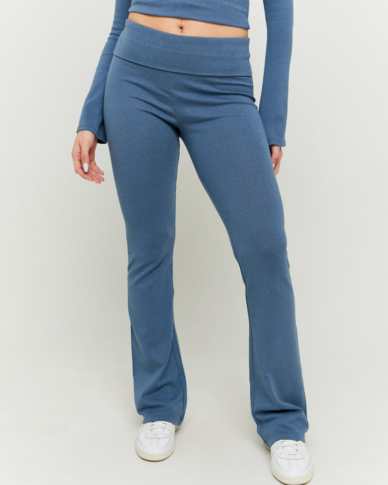 Leggings with Fold | Blue