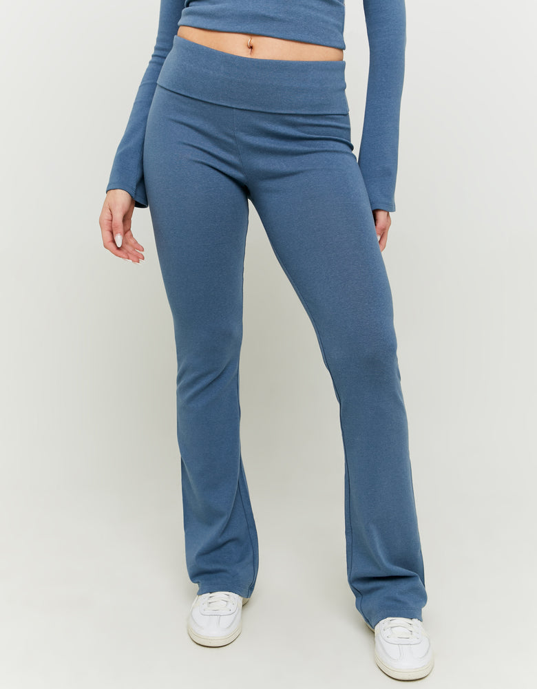 Leggings with Fold | Blue