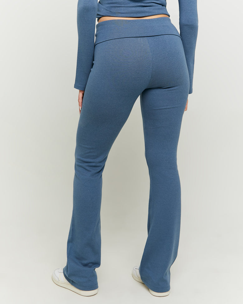 Leggings with Fold | Blue
