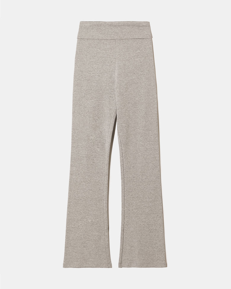 Leggings with Fold | Grey