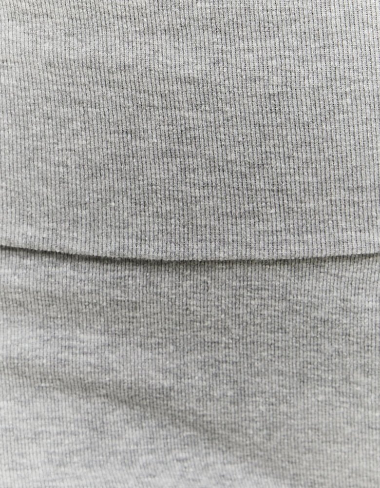 Leggings with Fold | Grey