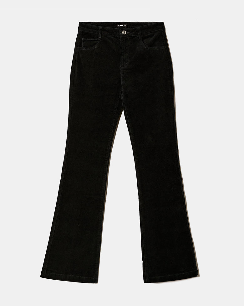 Corduroy Bootcut Pant | Black