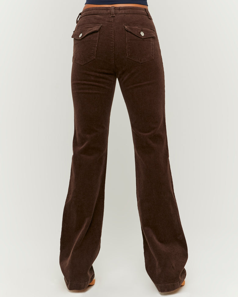 Corduroy Bootcut Pant | Brown