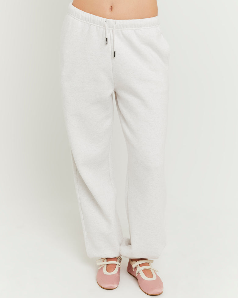 Printed Jogger | Beige chiné