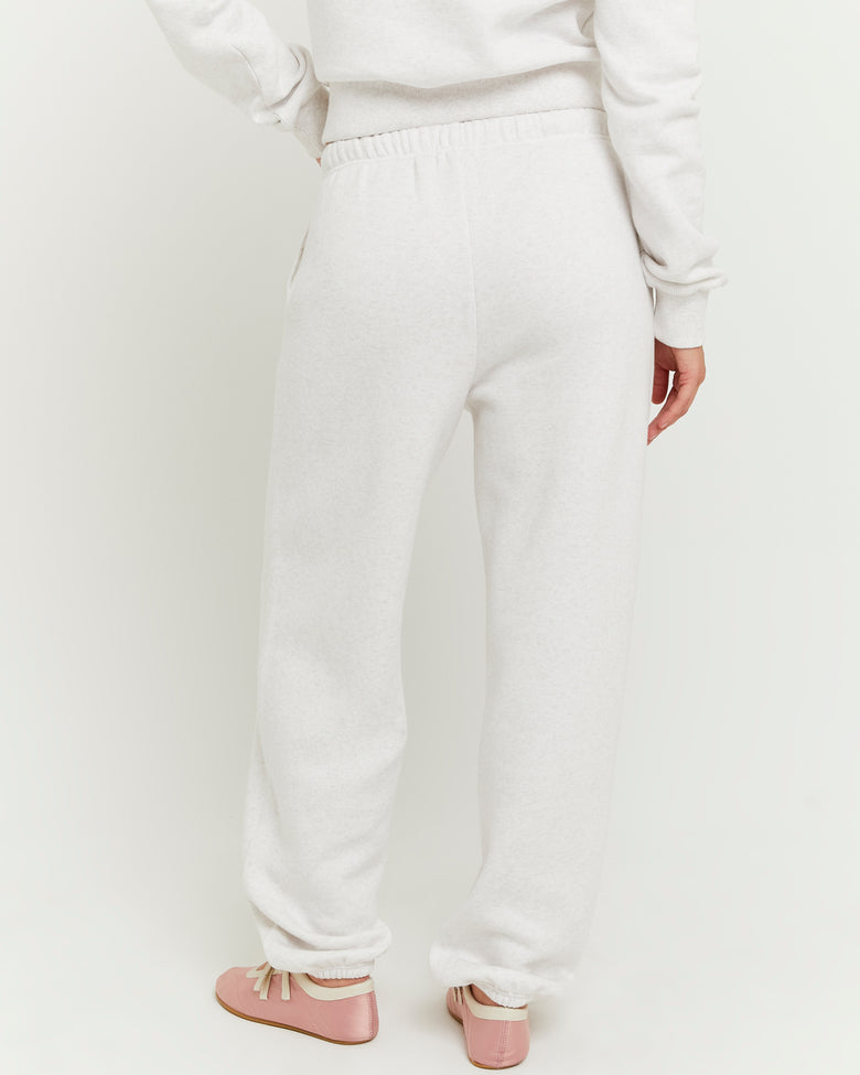 Printed Jogger | Beige chiné