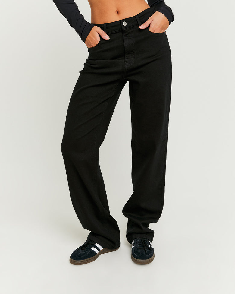 Mid Rise Pant | Black