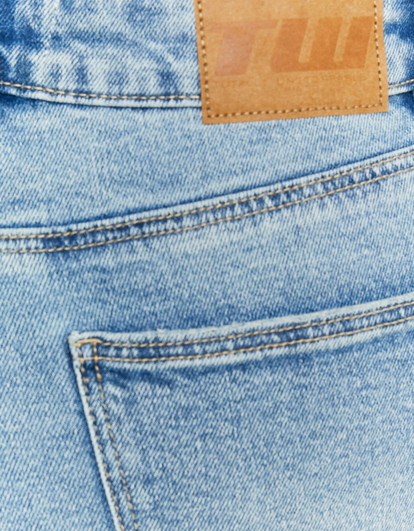High Waist Flare Jeans | Blue Wash