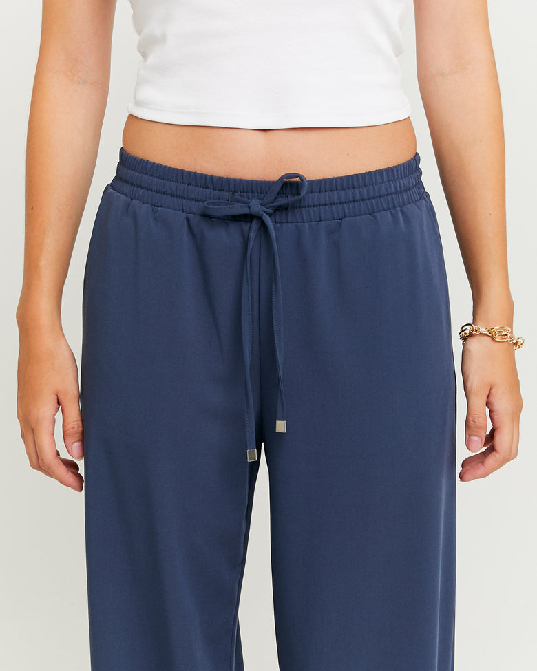 Mid Waist Jogger | Blue